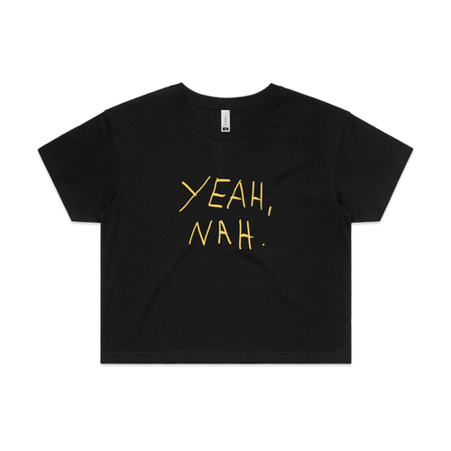 Yeah Nah Tee by Lonely Kids Club. All clothing from our T-shirts to our shorts and hoodies are ethically made, and printed packed and shipped from Sydney.