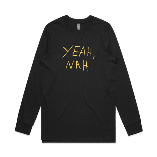 Yeah Nah Tee by Lonely Kids Club. All clothing from our T-shirts to our shorts and hoodies are ethically made, and printed packed and shipped from Sydney.