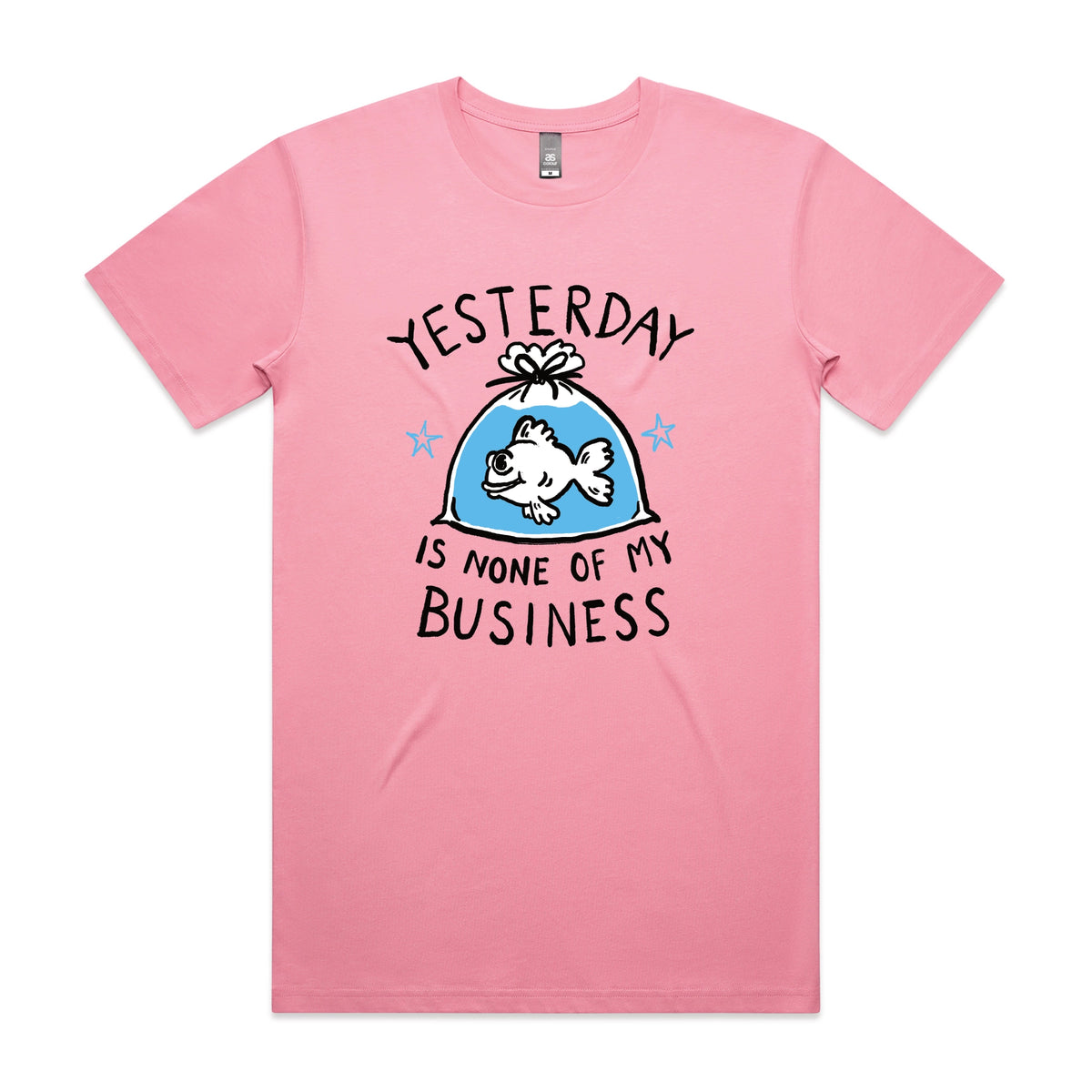 Bubblegum unisex t-shirt with Yesterday graphic by Lonely Kids Club