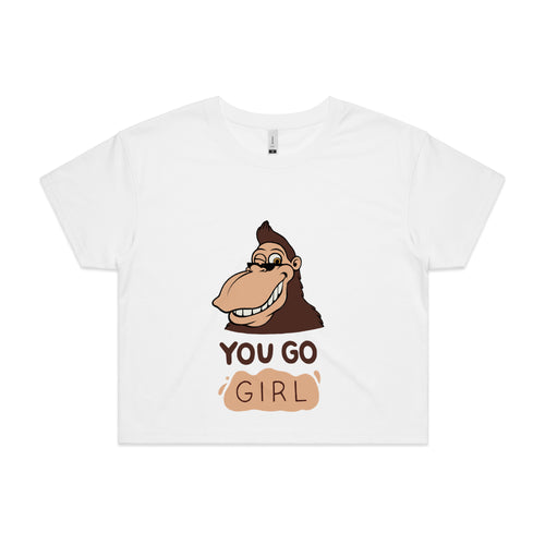 You Go Girl Tee by Lonely Kids Club. All clothing from our T-shirts to our shorts and hoodies are ethically made, and printed packed and shipped from Sydney.