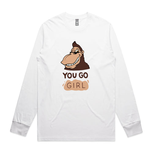 You Go Girl Tee by Lonely Kids Club. All clothing from our T-shirts to our shorts and hoodies are ethically made, and printed packed and shipped from Sydney.