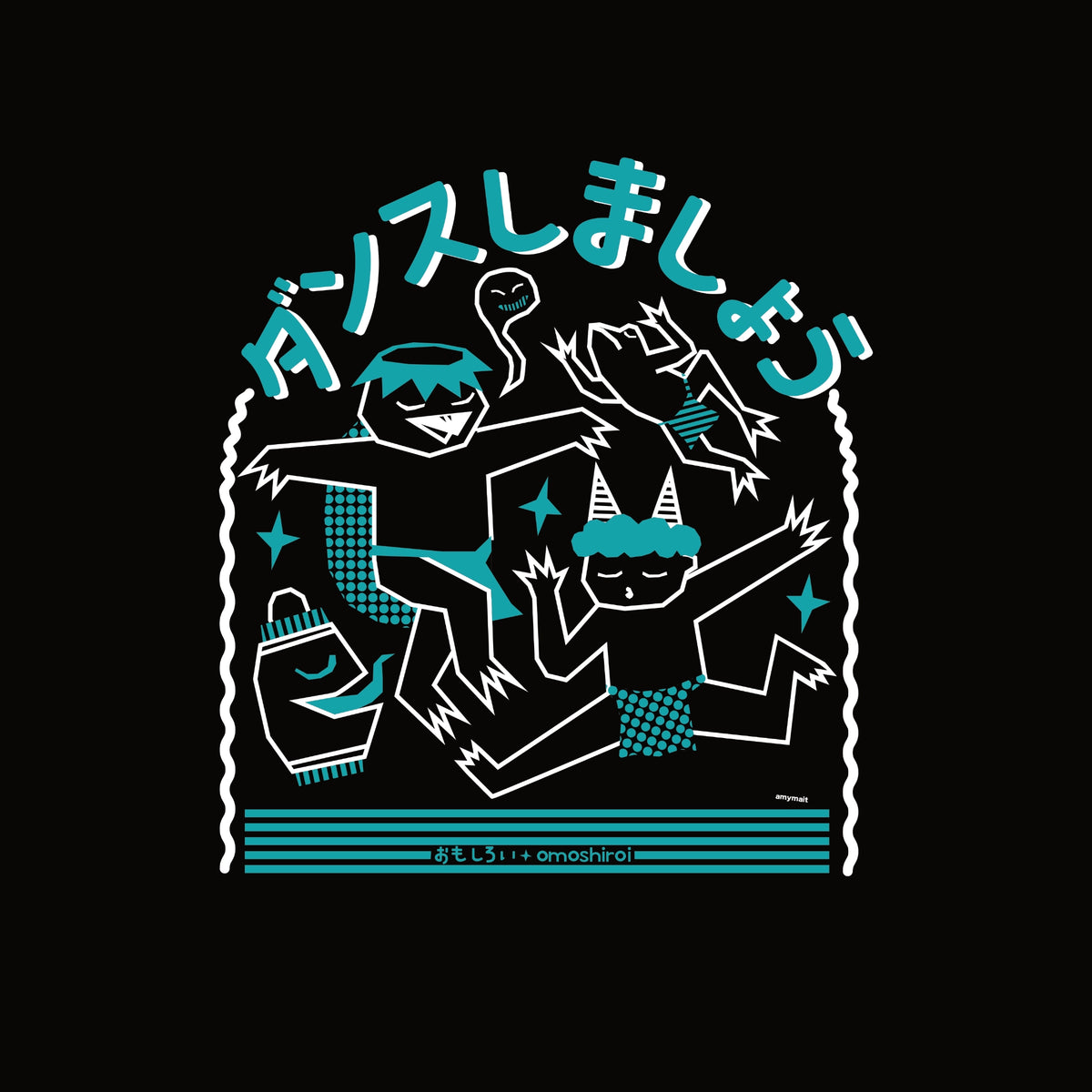 Yokai Dance t-shirt by Lonely Kids Club