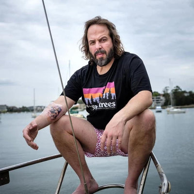 Happy Trees Tee by Lonely Kids Club. All clothing from our T-shirts to our shorts and hoodies are ethically made, and printed packed and shipped from Sydney.