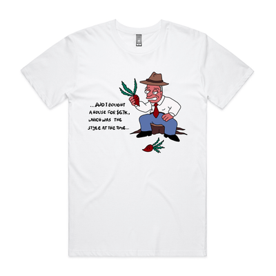 $67K House Tee by Lonely Kids Club. All clothing from our T-shirts to our shorts and hoodies are ethically made, and printed packed and shipped from Sydney.