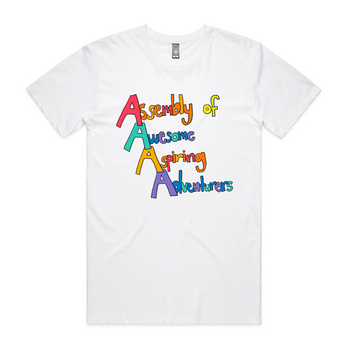 AAAA Tee by Lonely Kids Club. All clothing from our T-shirts to our shorts and hoodies are ethically made, and printed packed and shipped from Sydney.