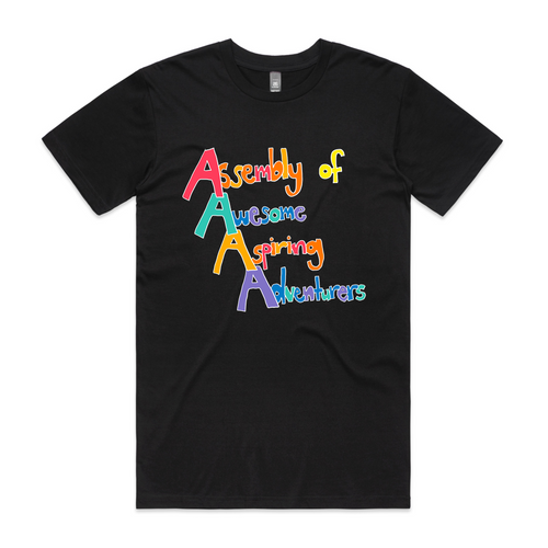 AAAA Tee by Lonely Kids Club. All clothing from our T-shirts to our shorts and hoodies are ethically made, and printed packed and shipped from Sydney.