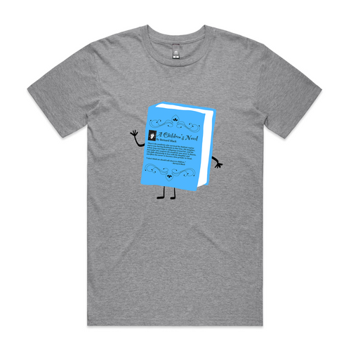 A Children's Novel Tee by Lonely Kids Club. All clothing from our T-shirts to our shorts and hoodies are ethically made, and printed packed and shipped from Sydney.