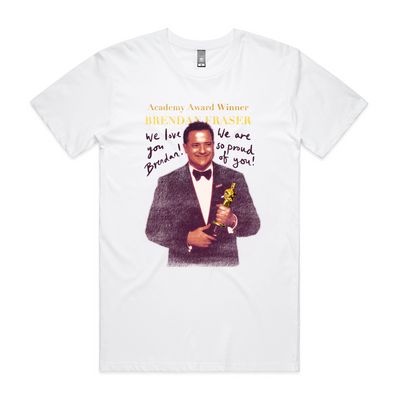Academy Award Winner Tee by Lonely Kids Club. All clothing from our T-shirts to our shorts and hoodies are ethically made, and printed packed and shipped from Sydney.