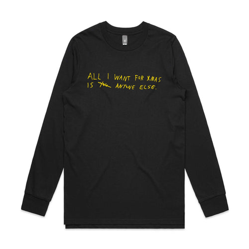 All I Want For Xmas Tee by Lonely Kids Club. All clothing from our T-shirts to our shorts and hoodies are ethically made, and printed packed and shipped from Sydney.