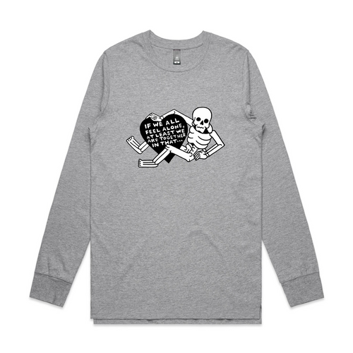 Alone Together Tee by Lonely Kids Club. All clothing from our T-shirts to our shorts and hoodies are ethically made, and printed packed and shipped from Sydney.
