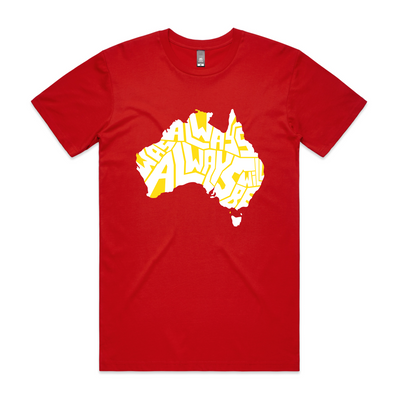 Always Was Charity Tee by Lonely Kids Club. All clothing from our T-shirts to our shorts and hoodies are ethically made, and printed packed and shipped from Sydney.