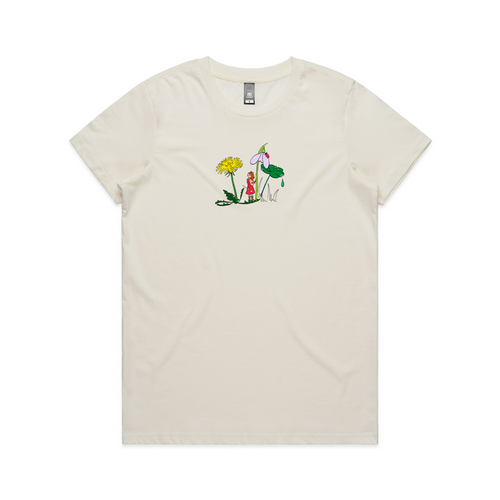 Arietty Tee by Lonely Kids Club. All clothing from our T-shirts to our shorts and hoodies are ethically made, and printed packed and shipped from Sydney.