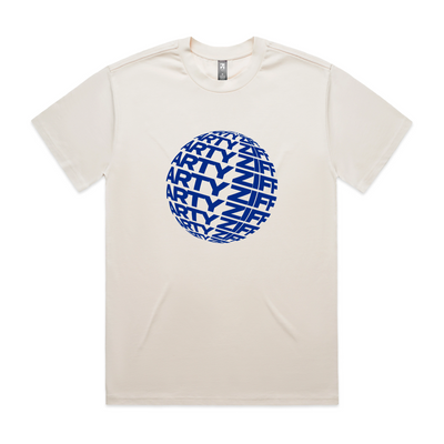 Arty Ziff Disco Ball Tee by Lonely Kids Club. All clothing from our T-shirts to our shorts and hoodies are ethically made, and printed packed and shipped from Sydney.