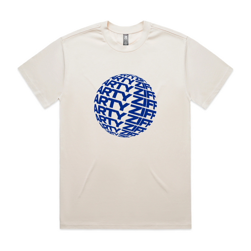 Arty Ziff Disco Ball Tee by Lonely Kids Club. All clothing from our T-shirts to our shorts and hoodies are ethically made, and printed packed and shipped from Sydney.