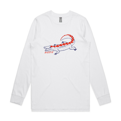 Baddie Tee by Lonely Kids Club. All clothing from our T-shirts to our shorts and hoodies are ethically made, and printed packed and shipped from Sydney.