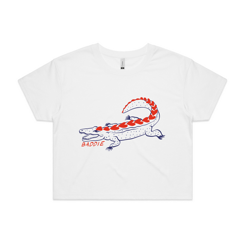 Baddie Tee by Lonely Kids Club. All clothing from our T-shirts to our shorts and hoodies are ethically made, and printed packed and shipped from Sydney.