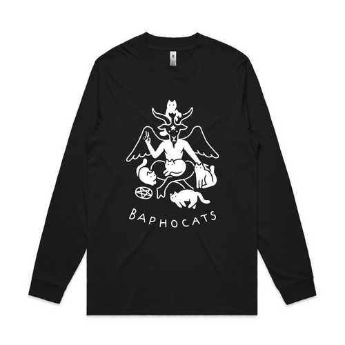 Baphocats Tee by Lonely Kids Club. All clothing from our T-shirts to our shorts and hoodies are ethically made, and printed packed and shipped from Sydney.