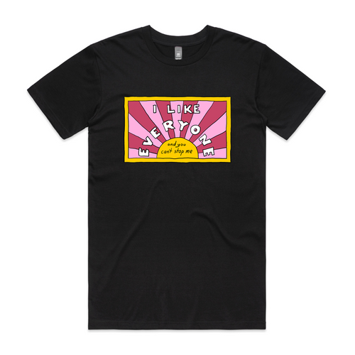 Bec Tee by Lonely Kids Club. All clothing from our T-shirts to our shorts and hoodies are ethically made, and printed packed and shipped from Sydney.