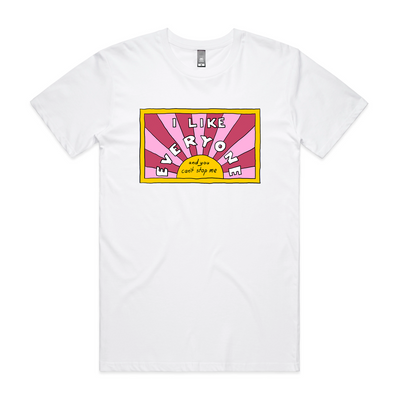 Bec Tee by Lonely Kids Club. All clothing from our T-shirts to our shorts and hoodies are ethically made, and printed packed and shipped from Sydney.