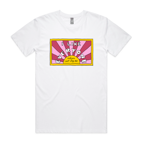 Bec Tee by Lonely Kids Club. All clothing from our T-shirts to our shorts and hoodies are ethically made, and printed packed and shipped from Sydney.