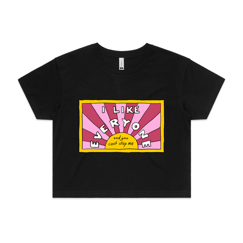 Bec Tee by Lonely Kids Club. All clothing from our T-shirts to our shorts and hoodies are ethically made, and printed packed and shipped from Sydney.