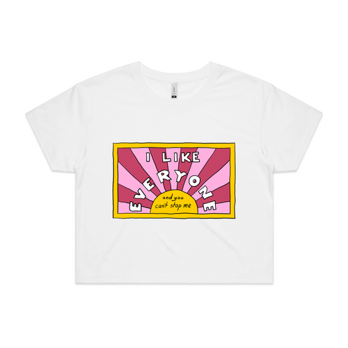 Bec Tee by Lonely Kids Club. All clothing from our T-shirts to our shorts and hoodies are ethically made, and printed packed and shipped from Sydney.