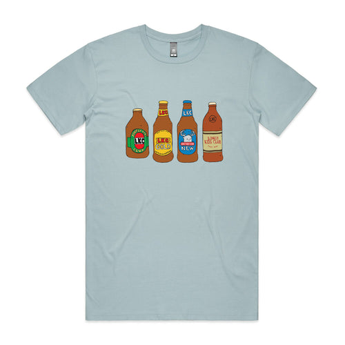 Beers Tee by Lonely Kids Club. All clothing from our T-shirts to our shorts and hoodies are ethically made, and printed packed and shipped from Sydney.