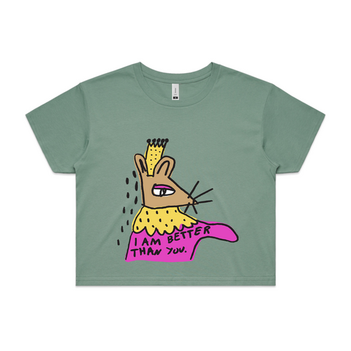 Better Than You Tee by Lonely Kids Club. All clothing from our T-shirts to our shorts and hoodies are ethically made, and printed packed and shipped from Sydney.