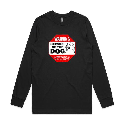 Beware Of The Dog Tee by Lonely Kids Club. All clothing from our T-shirts to our shorts and hoodies are ethically made, and printed packed and shipped from Sydney.