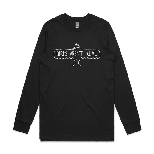 Birds Aren't Real Tee by Lonely Kids Club. All clothing from our T-shirts to our shorts and hoodies are ethically made, and printed packed and shipped from Sydney.