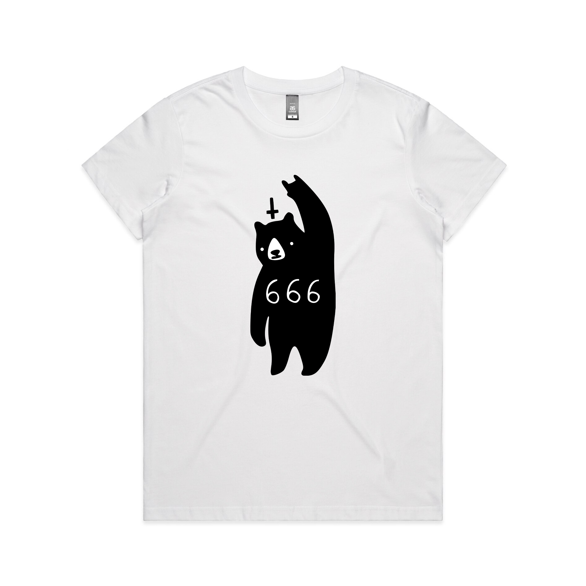 Black Metal Bear Tee