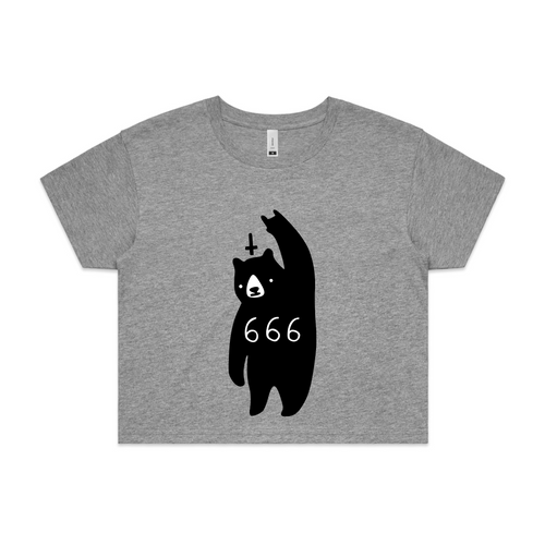 Black Metal Bear Tee by Lonely Kids Club. All clothing from our T-shirts to our shorts and hoodies are ethically made, and printed packed and shipped from Sydney.