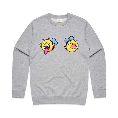 Boo-Bees Jumper by Lonely Kids Club. All clothing from our T-shirts to our shorts and hoodies are ethically made, and printed packed and shipped from Sydney.