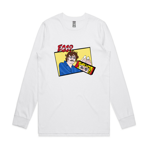 Boosh Egg Tee by Lonely Kids Club. All clothing from our T-shirts to our shorts and hoodies are ethically made, and printed packed and shipped from Sydney.