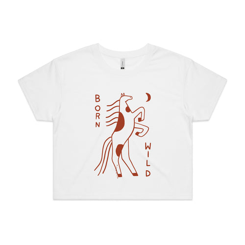 Born Wild Tee by Lonely Kids Club. All clothing from our T-shirts to our shorts and hoodies are ethically made, and printed packed and shipped from Sydney.