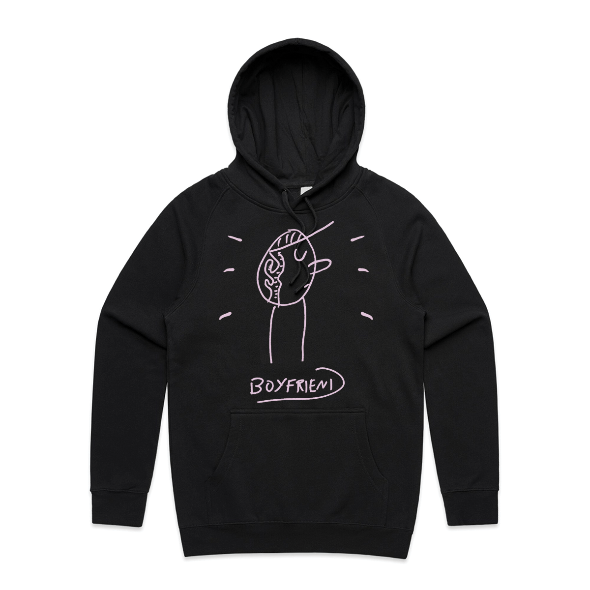 Boyfriend Hoodie by Lonely Kids Club. All clothing from our T-shirts to our shorts and hoodies are ethically made, and printed packed and shipped from Sydney.