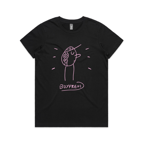 Boyfriend Tee by Lonely Kids Club. All clothing from our T-shirts to our shorts and hoodies are ethically made, and printed packed and shipped from Sydney.