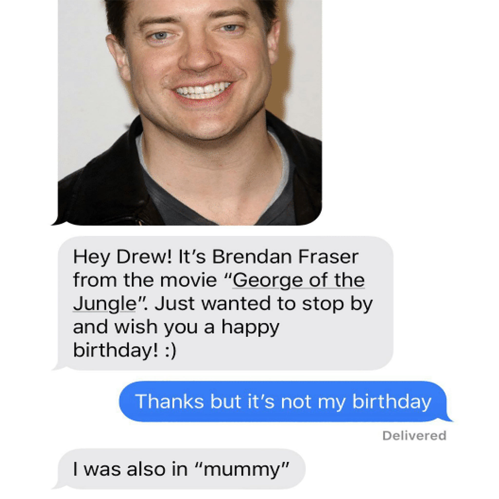 Brendan Fraser Birthday Tee