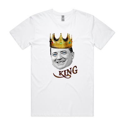 Brendan Fraser King Tee by Lonely Kids Club. All clothing from our T-shirts to our shorts and hoodies are ethically made, and printed packed and shipped from Sydney.
