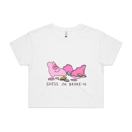 Broke-n Tee by Lonely Kids Club. All clothing from our T-shirts to our shorts and hoodies are ethically made, and printed packed and shipped from Sydney.