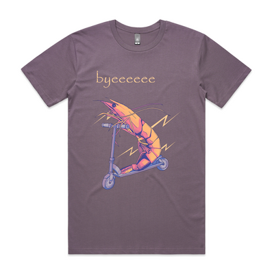 Byeeeeee Tee by Lonely Kids Club. All clothing from our T-shirts to our shorts and hoodies are ethically made, and printed packed and shipped from Sydney.