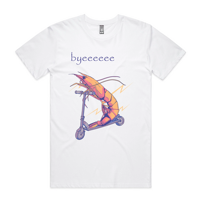 Byeeeeee Tee by Lonely Kids Club. All clothing from our T-shirts to our shorts and hoodies are ethically made, and printed packed and shipped from Sydney.