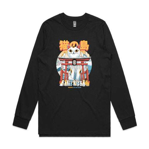 Cat Island Tee by Lonely Kids Club. All clothing from our T-shirts to our shorts and hoodies are ethically made, and printed packed and shipped from Sydney.