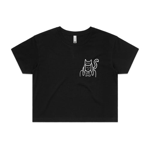 Cat Dad Tee by Lonely Kids Club. All clothing from our T-shirts to our shorts and hoodies are ethically made, and printed packed and shipped from Sydney.