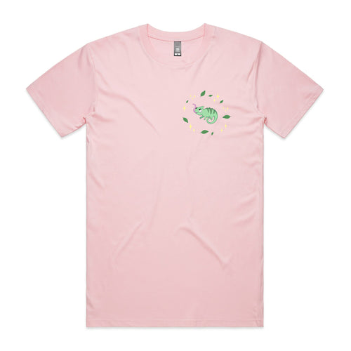 Chameleon Tee by Lonely Kids Club. All clothing from our T-shirts to our shorts and hoodies are ethically made, and printed packed and shipped from Sydney.