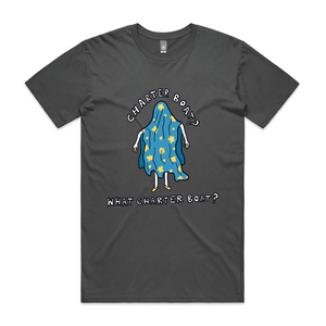 Charter Boat Tee by Lonely Kids Club. All clothing from our T-shirts to our shorts and hoodies are ethically made, and printed packed and shipped from Sydney.