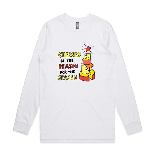 Cheeses Is The Reason Tee by Lonely Kids Club. All clothing from our T-shirts to our shorts and hoodies are ethically made, and printed packed and shipped from Sydney.