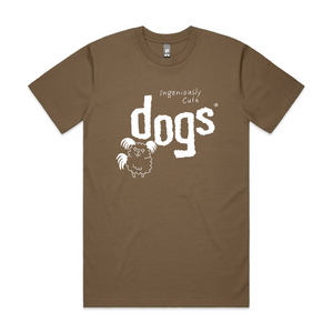 Choccy Dogs Tee by Lonely Kids Club. All clothing from our T-shirts to our shorts and hoodies are ethically made, and printed packed and shipped from Sydney.