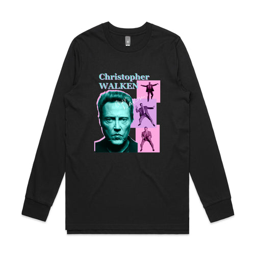 Christopher Walken Retro Tee by Lonely Kids Club. All clothing from our T-shirts to our shorts and hoodies are ethically made, and printed packed and shipped from Sydney.