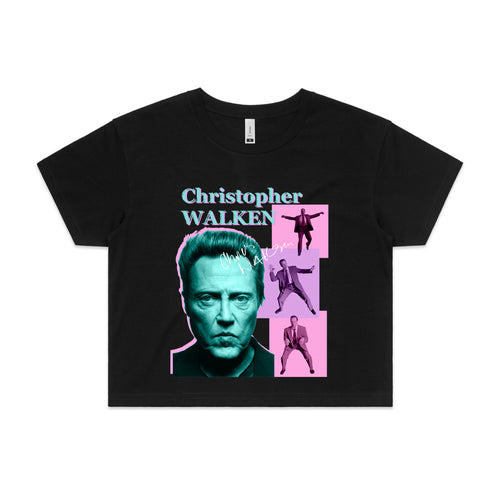 Christopher Walken Retro Tee by Lonely Kids Club. All clothing from our T-shirts to our shorts and hoodies are ethically made, and printed packed and shipped from Sydney.